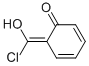 2,4-Cyclohexadien-1-one,6-(chlorohydroxymethylene)- molecular structure