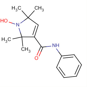 1H-Pyrrol-1-yloxy,2,5-dihydro-2,2,5,5-tetramethyl-3-[(phenylamino)carbonyl]- molecular structure