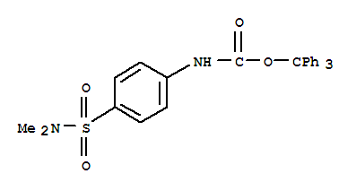 trityl [4-(dimethylsulfamoyl)phenyl]carbamate molecular structure