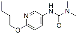 3-(6-Butoxy-3-pyridinyl)-1,1-dimethylurea molecular structure
