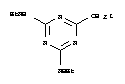 N,N'-diethyl-6-(iodomethyl)-1,3,5-triazine-2,4-diamine molecular structure