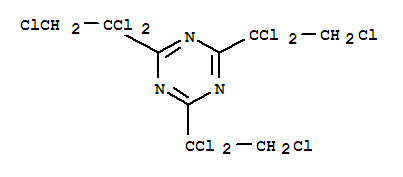 2,4,6-TRIS(1,1,2-TRICHLOROETHYL)-S-TRIAZINE molecular structure