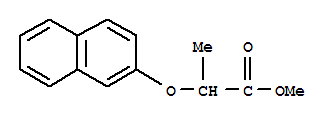 2-(2-Naphthoxy)propionic acid methyl ester molecular structure