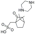 piperazine 2-oxobornane-10-sulphonate molecular structure