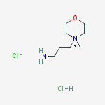 MORPHOLINIUM, 4-(3-AMINOPROPYL)-4-METHYL-, CHLORIDE, HYDROCHLORIDE (1:1:1)