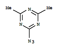 2-AZIDO-4,6-DIMETHYL-S-TRIAZINE molecular structure