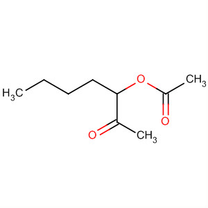 2-Heptanone, 3-(acetyloxy)- molecular structure