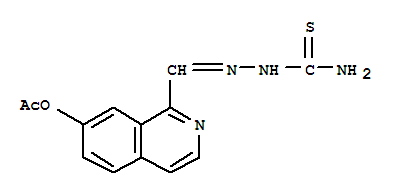 1-(carbamothioylcarbonohydrazonoyl)isoquinolin-7-yl acetate