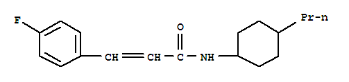 2-Propenamide,3-(4-fluorophenyl)-N-(4-propylcyclohexyl)-