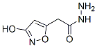 5-Isoxazoleacetic acid,2,3-dihydro-3-oxo-, hydrazide molecular structure