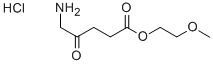 Pentanoic acid, 5-amino-4-oxo-, 2-methoxyethyl ester, hydrochloride molecular structure