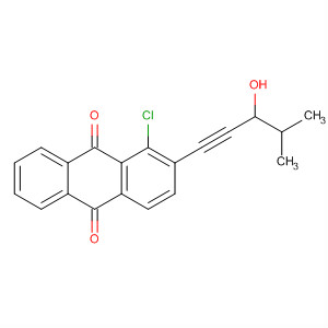 9,10-Anthracenedione, 1-chloro-2-(3-hydroxy-4-methyl-1-pentynyl)-