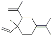 1-methyl-4-(1-methylethylidene)-2-(1-methylvinyl)-1-vinylcyclohexane molecular structure