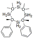 Cyclotetrasiloxane, 2,2,4,4,6,8-hexamethyl-6,8-diphenyl-, cis- molecular structure