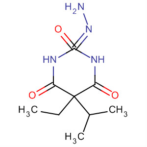 2,4,6(1H,3H,5H)-Pyrimidinetrione, 5-ethyl-5-(1-methylethyl)-,2-hydrazone