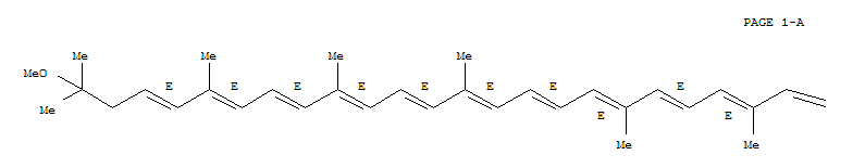 spirilloxanthin molecular structure