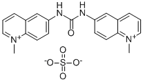 6,6-(carbonyldiimino)bis[1-methylquinolinium] sulphate molecular structure
