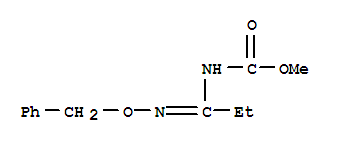methyl {1-[(benzyloxy)amino]propylidene}carbamate molecular structure