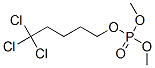 Phosphoric acid dimethyl 5,5,5-trichloropentyl ester molecular structure