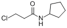 3-chloro-N-cyclopentylpropanamide molecular structure