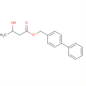 Butanoic acid, 3-hydroxy-, [1,1'-biphenyl]-4-ylmethyl ester molecular structure