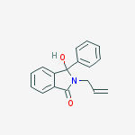 3-hydroxy-3-phenyl-2-(prop-2-en-1-yl)-2,3-dihydro-1h-isoindol-1-one molecular structure