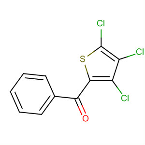 Methanone, phenyl(3,4,5-trichloro-2-thienyl)- molecular structure