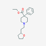 ethyl 1-[2-(oxolan-2-yl)ethyl]-4-phenylpiperidine-4-carboxylate