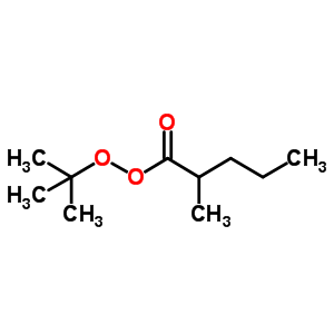 tert-butyl 2-methylpentaneperoxoate molecular structure