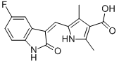 5-((Z)-(5-Fluoro-2-oxoindolin-3-ylidene)methyl)-2,4-dimethyl-1H-pyrrole-3-carboxylic acid