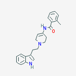 N-[1-[2-(1h-indol-3-yl)ethyl]-3,6-dihydro-2h-pyridin-4-yl]-2-methylbenzamide