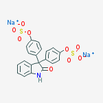 disodium 1,3-dihydro-2-oxo-2H-indole-3,3-diylbis(p-phenylene) bis(sulphate)