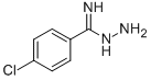 4-CHLORO-BENZENECARBOXIMIDIC ACID, HYDRAZIDE molecular structure