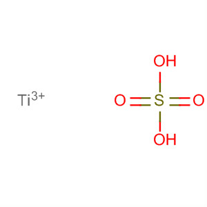 Sulfuric acid, titanium(3+) salt molecular structure