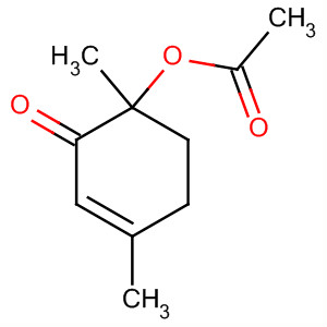 2-Cyclohexen-1-one, 6-(acetyloxy)-3,6-dimethyl- molecular structure