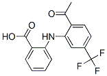 Benzoic  acid,  2-[[2-acetyl-5-(trifluoromethyl)phenyl]amino]- molecular structure