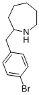 2-[(4-BROMOPHENYL)METHYL]HEXAHYDRO-1H-AZEPINE molecular structure