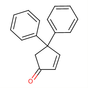 2-Cyclopenten-1-one, 4,4-diphenyl- molecular structure