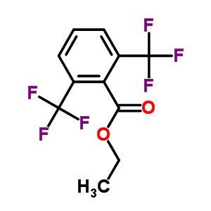 Ethyl 2,6-bis(trifluoromethyl)benzoate molecular structure