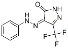 (Z)-4-(2-PHENYLHYDRAZONO)-3-(TRIFLUOROMETHYL)-1H-PYRAZOL-5(4H)-ONE molecular structure