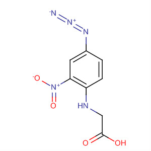 Glycine, N-(4-azido-2-nitrophenyl)- molecular structure
