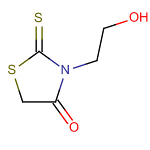 4-Thiazolidinone, 3-(2-hydroxyethyl)-2-thioxo- molecular structure