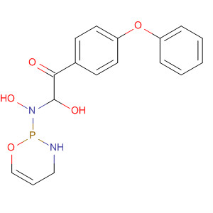 2H-1,3,2-Oxazaphosphorine-3(4H)-acetamide,dihydro-N-hydroxy-2-(4-phenoxyphenyl)-, 2-oxide