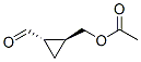 Cyclopropanecarboxaldehyde,2-[(acetyloxy)methyl]-, (1S,2S)- molecular structure