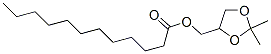 2,2-Dimethyl-4-dodecanoyloxymethyl-1,3-dioxolane molecular structure