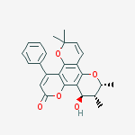 Inophyllum D molecular structure