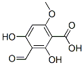 BENZOIC ACID 3-FORMYL-2,4-DIHYDROXY-6-METHOXY- molecular structure