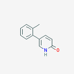 2-HYDROXY-5-(2-METHYLPHENYL)PYRIDINE molecular structure