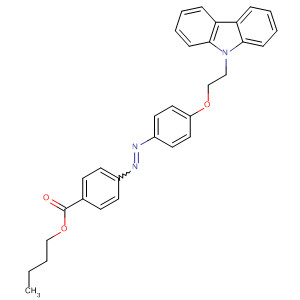 Benzoic acid, 4-[[4-[2-(9H-carbazol-9-yl)ethoxy]phenyl]azo]-, butyl ester molecular structure