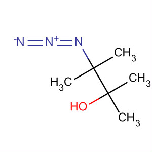 2-Butanol, 3-azido-2,3-dimethyl- molecular structure